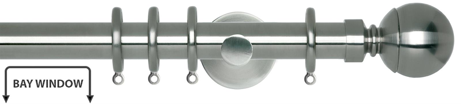 Neo 28mm Bay Window Pole Stainless Steel Ball