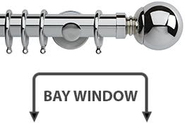 Neo 35mm Bay Window Pole Chrome Ball