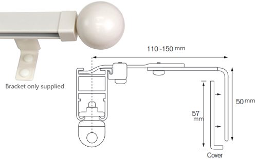 Cameron Fuller System 30 Heavy Duty Adjustable Brackets 110mm - 150mm