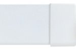 Cameron Fuller System 30 Straight Curtain Track Endcap White