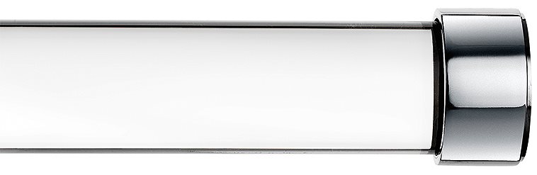 Byron Halo 35mm 45mm 55mm Acrylic Pole, Metal Rings, Chrome Endcap