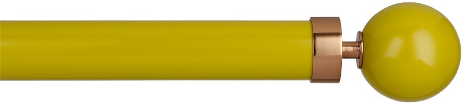 Byron Halo Gloss 35mm 45mm 55mm Pole, Citrus, Copper Globus