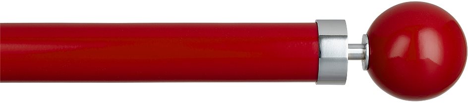 Byron Halo Gloss 35mm 45mm 55mm Pole, Lipstick, Chrome Globus