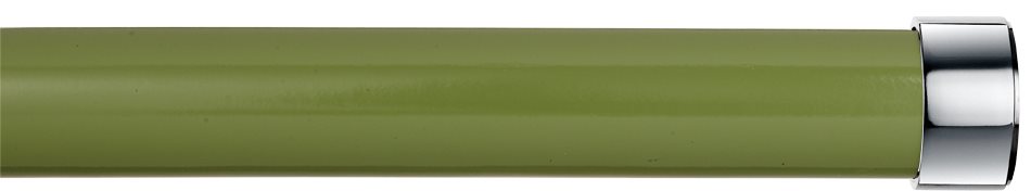 Byron Halo Gloss 35mm 45mm 55mm Pole, Artichoke, Chrome Endcap