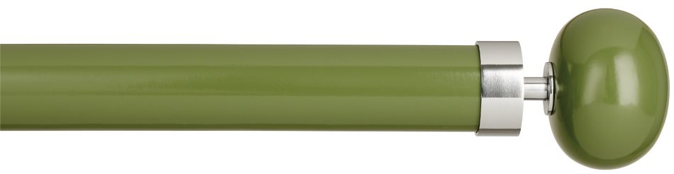 Byron Halo Gloss 35mm 45mm 55mm Pole, Artichoke, Chrome Orion