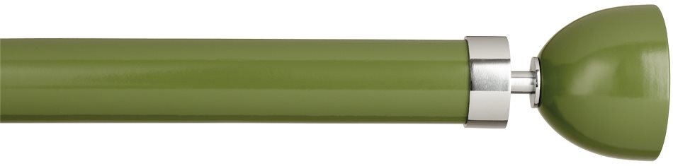 Byron Halo Gloss 35mm 45mm 55mm Pole, Artichoke, Chrome Luna