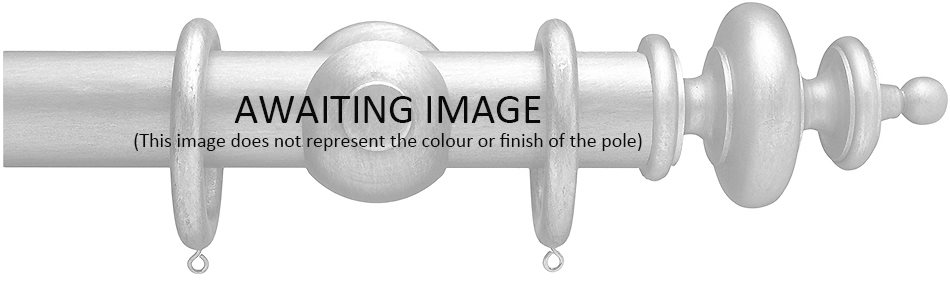 Advent Designs 35mm Metallic Painted Curtain Pole in Antique Gold with Classic Turned finials