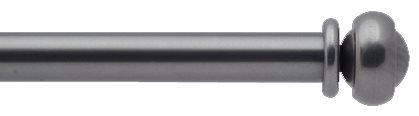 Bradley 19mm Steel Curtain Pole Waxed, Button Stud 