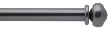 Bradley 19mm Steel Curtain Pole Oil Rubbed, Button Stud 