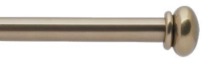 Bradley 19mm Steel Curtain Pole Brass Toned, Pebble