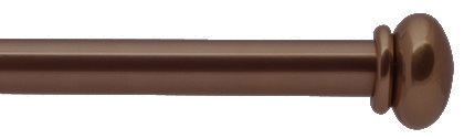 Bradley 19mm Steel Curtain Pole Bronzed, Pebble