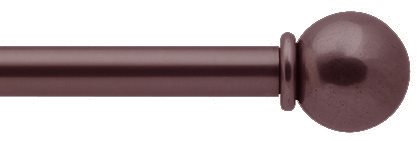 Bradley 19mm Steel Curtain Pole Bronzed, Ball and Collar