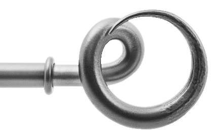 Bradley 19mm Steel Curtain Pole Polished, Tusk