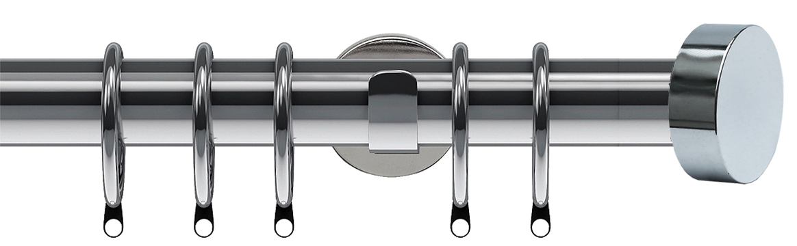 Speedy Poles Apart 28mm Pole Cylinder Chrome, Eton