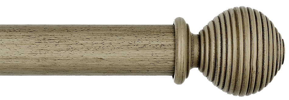 Byron Barnwood 35mm 45mm 55mm Pole Barnwood Cream, Ives