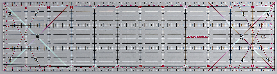 Janome Acrylic Metric Ruler