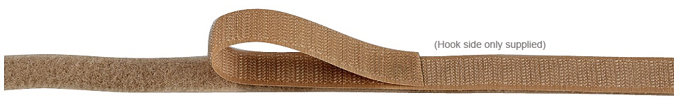 Velcro Hook 15mm, 20mm Sew on Ecru