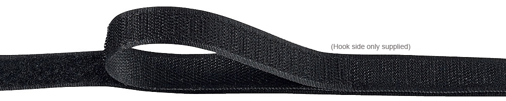 Texacro Self Adhesive Hook Velcro 20mm, Black