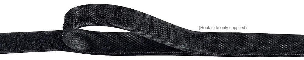 Texacro Hook Velcro 20mm, Black