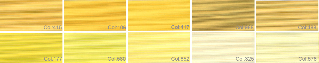 Gutermann Sew-all Thread (Ticket 100), Yellows