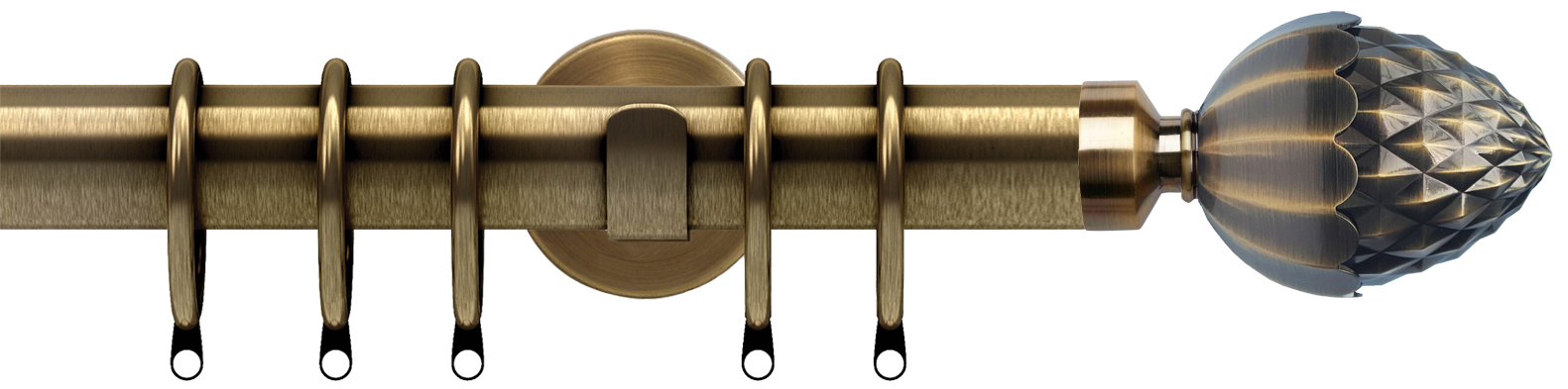 Speedy 35mm Poles Apart IDC Metal Pole Antique Brass, Acorn