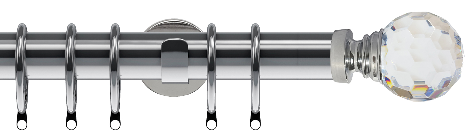 Speedy 35mm Poles Apart IDC Metal Pole Chrome Acrylic Ball