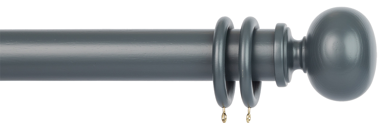 Byron Delano 35mm 45mm Curtain Pole Graphite Ball