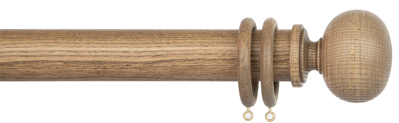 Byron Delano 35mm 45mm Curtain Pole Sisal Ball