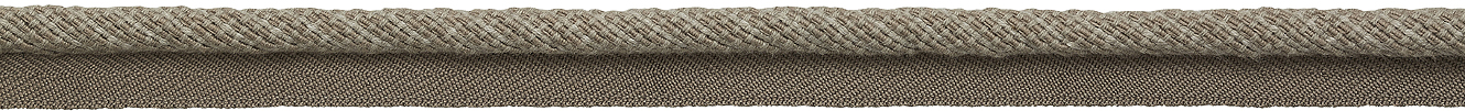 Hallis Prairie 9mm Flanged Piping Cord, Fossil