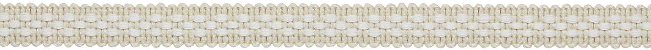 Hallis Prairie 15mm Narrow Braid, Chalk