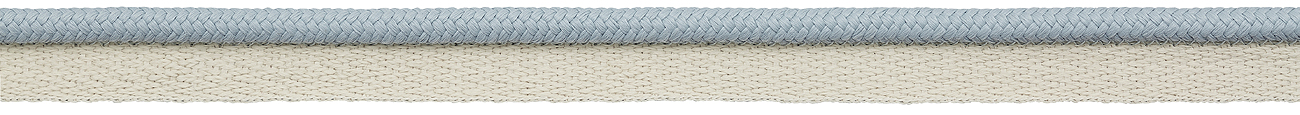 Hallis Eternity Bella Dura 7mm Plain Flanged Piping Cord Seaspray