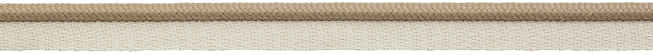 Hallis Eternity Bella Dura 7mm Plain Flanged Piping Cord Driftwood