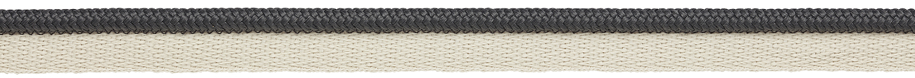 Hallis Eternity Bella Dura 7mm Plain Flanged Piping Cord Shadow