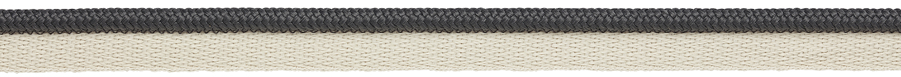 Hallis Eternity Bella Dura 7mm Plain Flanged Piping Cord Shadow