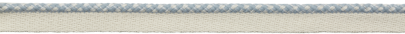 Hallis Eternity Bella Dura 5.5mm Checked Flanged Piping Cord Seaspray