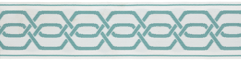 Hallis Eternity Bella Dura 70mm Jacquard Braid Seafoam