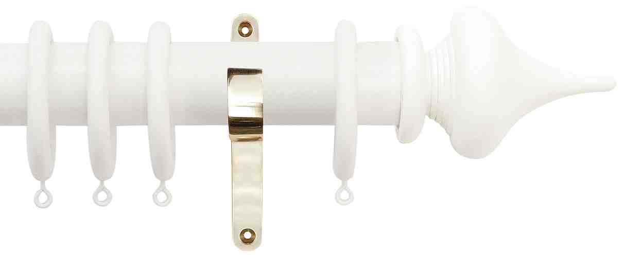 Jones Seychelles 40mm Handcrafted Pole Cotton, Brass, Minaret