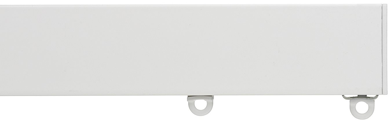 Silent Gliss Metroflat 36mm 7605 Curtain Track White Flush Endcap 