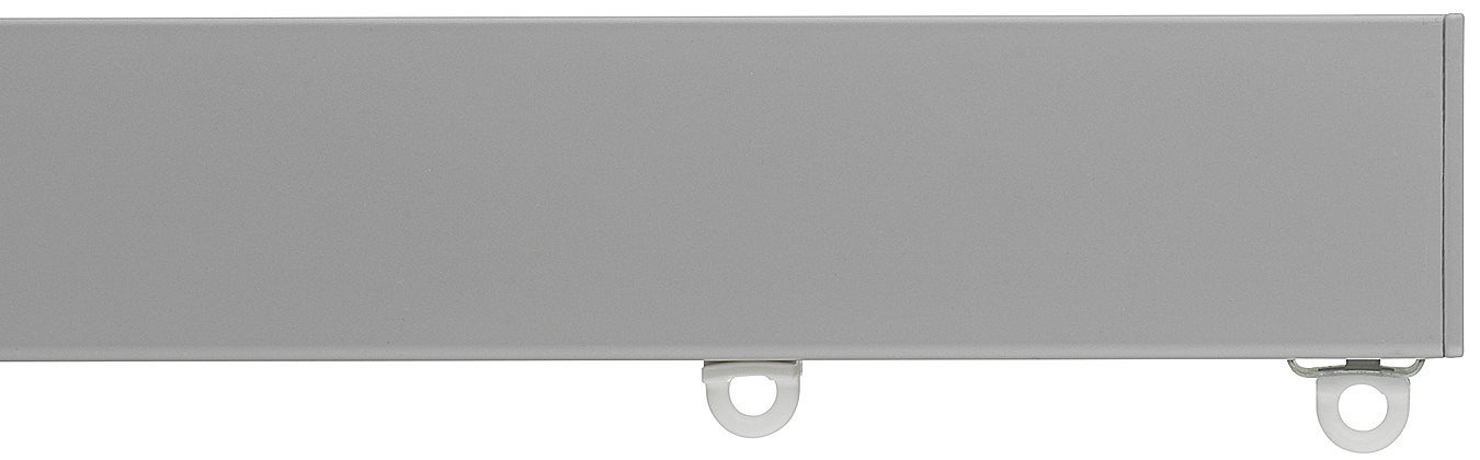 Silent Gliss Metroflat 36mm 7605 Curtain Track Anodic Grey Flush Endcap 