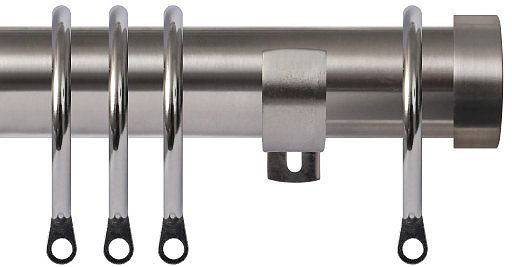 Renaissance 29mm Stainless Steel Standard Curtain Pole Endcap