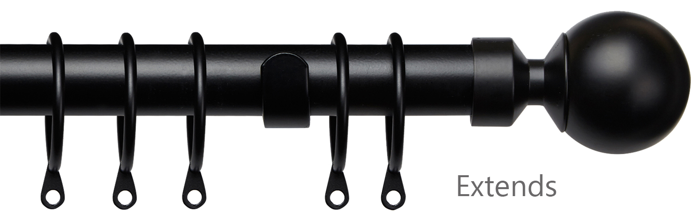 Speedy Pristine 25mm-28mm Extendable Pole Black Ball
