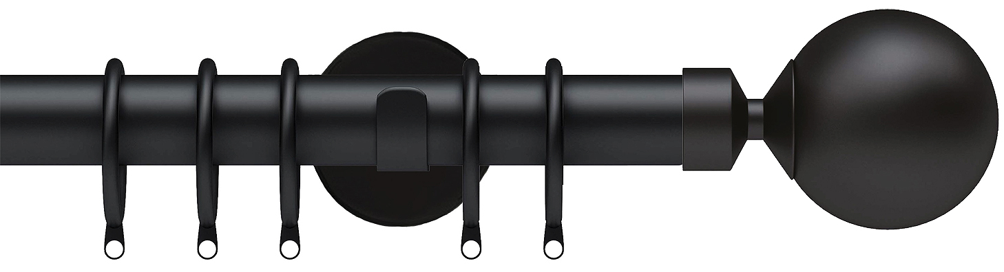 Speedy Poles Apart 28mm Pole Cylinder Black Sphere