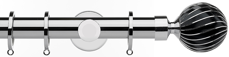Integra Inspired Allure 35mm Pole Cylinder Chrome Zara