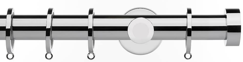 Integra Inspired Allure 35mm Pole Cylinder Chrome Ronda
