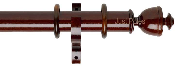 Byron Classic 55mm Pole Apaulia Dark Oak