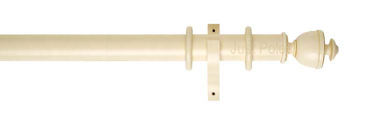 Byron Classic 55mm Pole Apaulia, Antique Cream