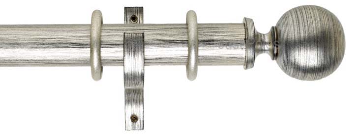 Byron Classic 55mm Pole Black and Silver Ball