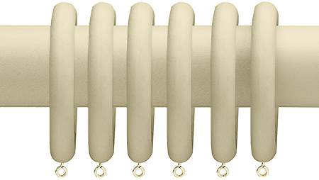 Advent Designs 47mm Vintage Painted Wood Curtain Pole Rings