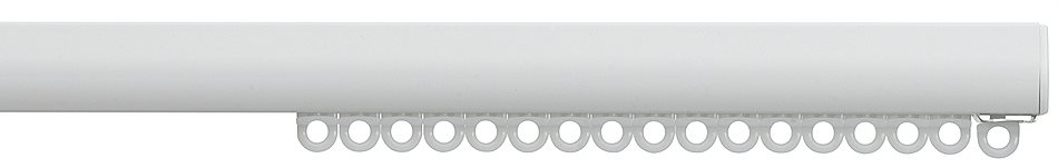 Silent Gliss 6840 Standard Curtain Track Hand Drawn White