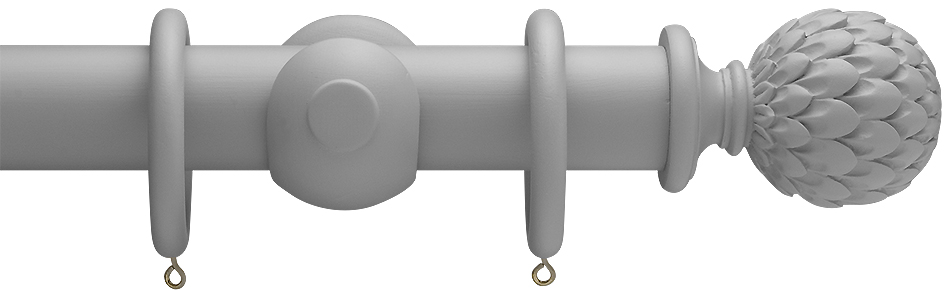 Advent 47mm Curtain Pole Urban Grey Artichoke